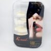 KINAIL 100pcs / set False Nails, Fake Artificial Nails Long Coverage Ballet Manicure False Nails Art Beauty Tools (WHITE)