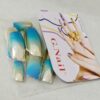 G-Nail Mirror Polish 10 Different size Fake Nails with Design Short Full Cover False Nail Tips for Women Girls Finger Nails Decor With Glue (KP-8040) (Design May Very) - Image 7