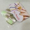 G-Nail Mirror Polish 10 Different size Fake Nails with Design Short Full Cover False Nail Tips for Women Girls Finger Nails Decor With Glue (KP-8040) (Design May Very) - Image 6