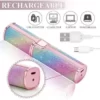 2 in 1 Painless Eyebrow Razor Facial Hair Remover, Eyebrow Lips Nose Body Hair Removal Razor For Women (Rainbow Colour) (2 in 1) - Image 3