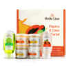 Vedicline Papaya And Lime Beauty Facial Kit For Natural Skin Care, 640ml - Image 4