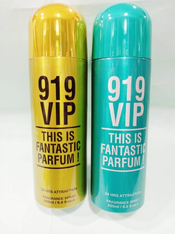919 VIP Perfume Spray - For Men & Women (200 ml) - Image 2